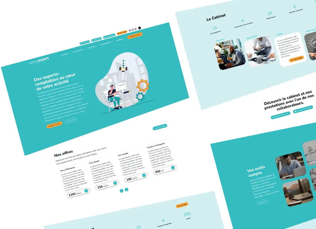 Site internet lead pour expert-comptable