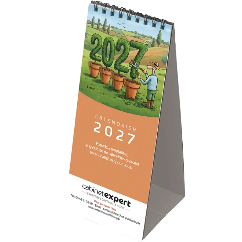 Cadeau expert-comptable : Calendrier dessins
