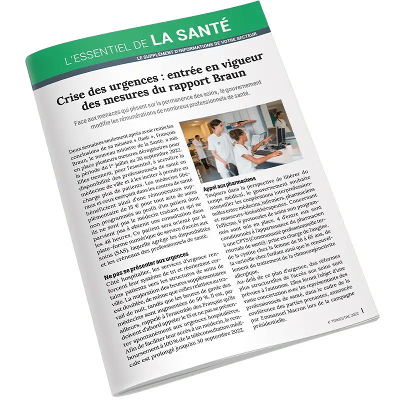 Actualité juridique du secteur de la santé